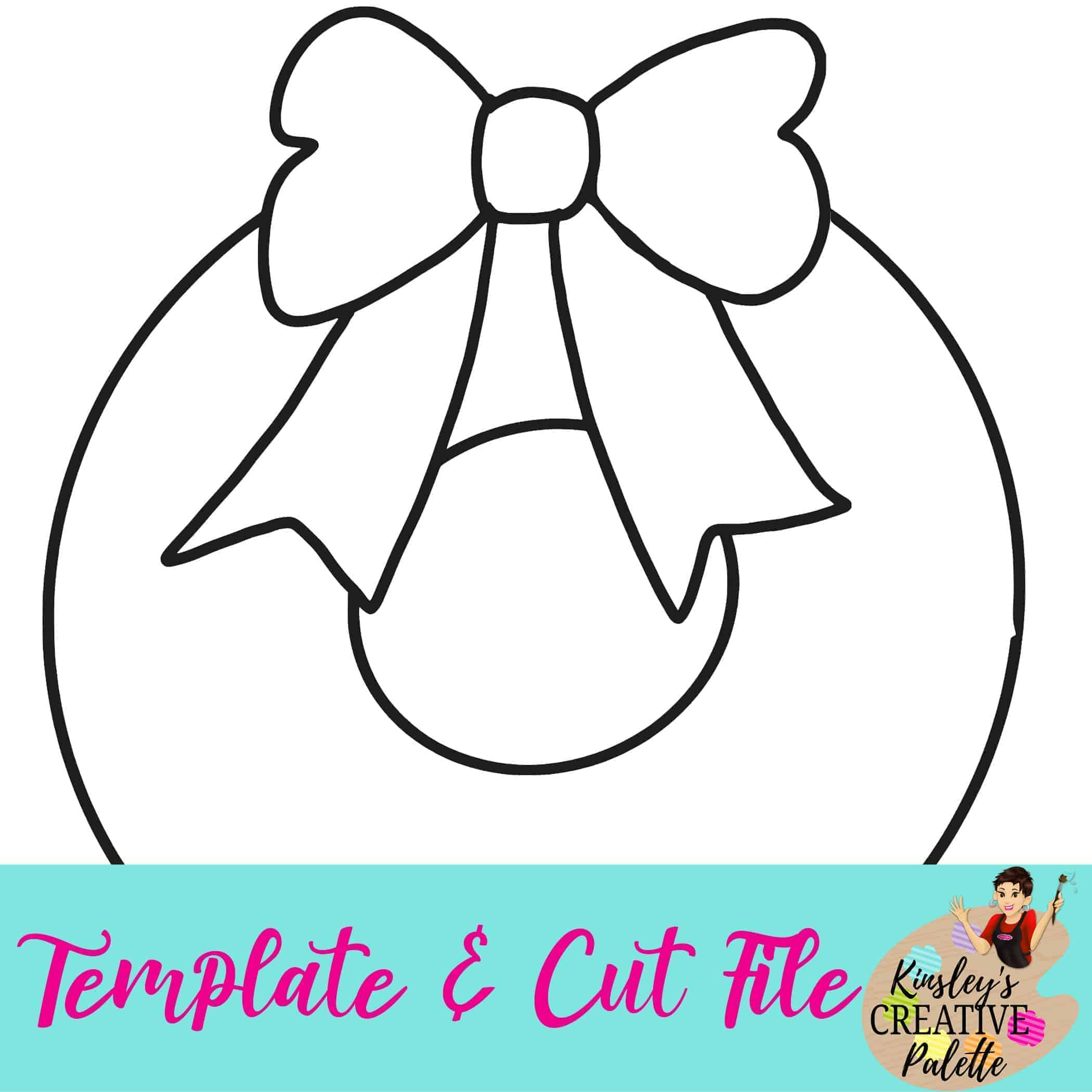 Cut Out Wreath Template Printable Printable Templates