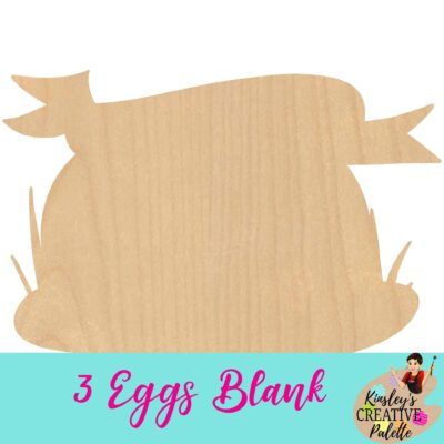 3 Eggs blank