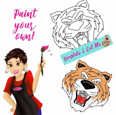 Tiger Paint your Own