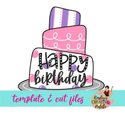Birthday Cake Door Hanger Template
